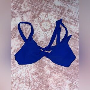 Blue Bikini Top